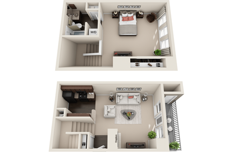 3D floorplan of A2